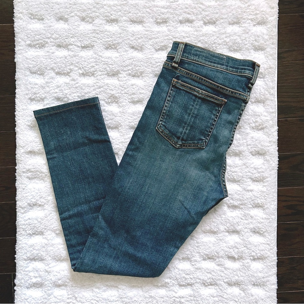 rag & bone Skinny Jeans, Mid Blue, Ankle Length